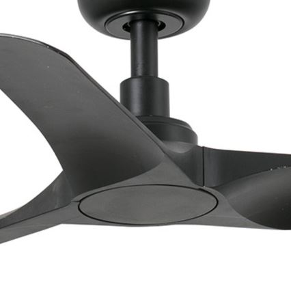 FARO 33825WP - Ventilador de techo HEY S negro diá. 90 cm SMART + control remoto