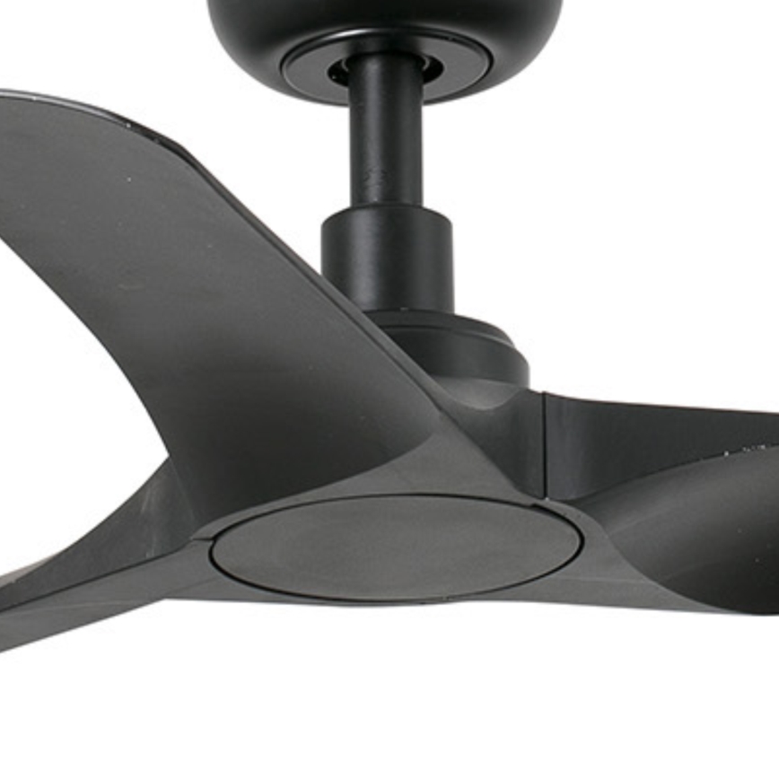 FARO 33825WP - Ventilador de techo HEY S negro diá. 90 cm SMART + control remoto