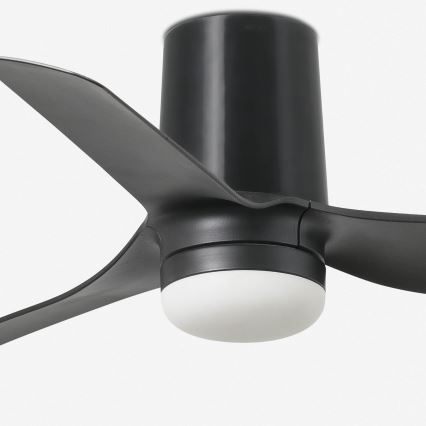 FARO 33834 - Ventilador de techo MINI PUNT TUB S negro diá. 90 cm + control remoto