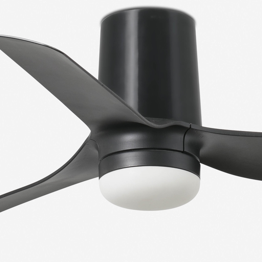 FARO 33834 - Ventilador de techo MINI PUNT TUB S negro diá. 90 cm + control remoto