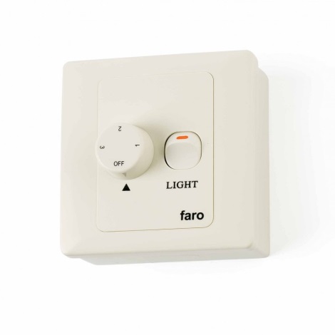 FARO 33928 - Regulador de pared blanco
