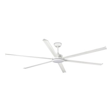 FARO 34206-130 - Ventilador de techo LED regulable ROTTERDAM XXL LED/32W/230V blanco diá. 250 cm + control remoto