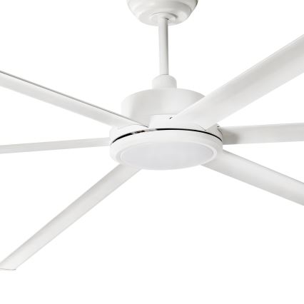FARO 34206-130 - Ventilador de techo LED regulable ROTTERDAM XXL LED/32W/230V blanco diá. 250 cm + control remoto