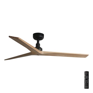 FARO 34283 - Ventilador de techo KLIM M marrón/negro diá. 125 cm + control remoto