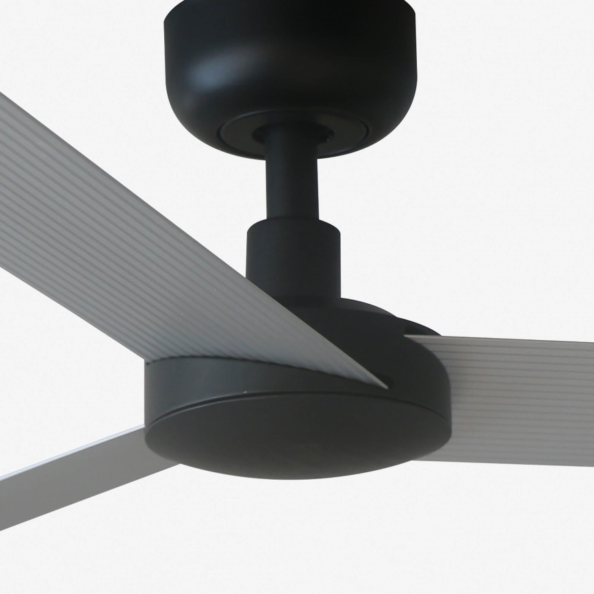 FARO 34285 - Plafón CRUISER S negro diá. 106 cm + control remoto