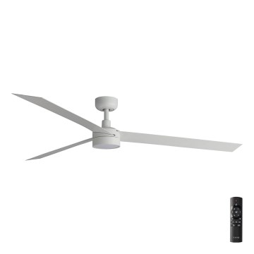 FARO 34292-1TW - Ventilador LED regulable CRUISER LED/20W/230V 2700/4000/6500K d. 160 cm blanco + mando a distancia