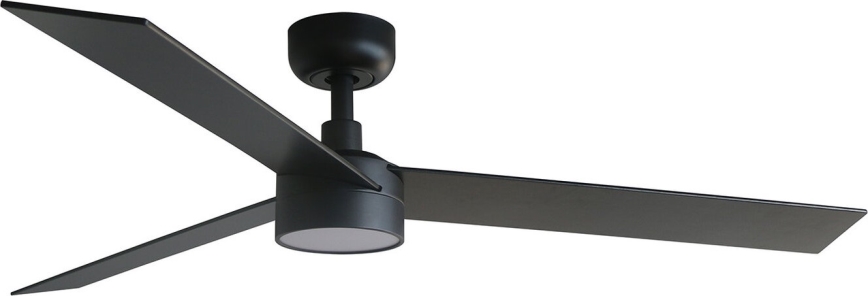 FARO 34298WT-1TW - Ventilador de techo LED regulable RUDDER L LED/18W/230V 2700/4350/6000K negro diá. 132 cm Wi-Fi Tuya + control remoto