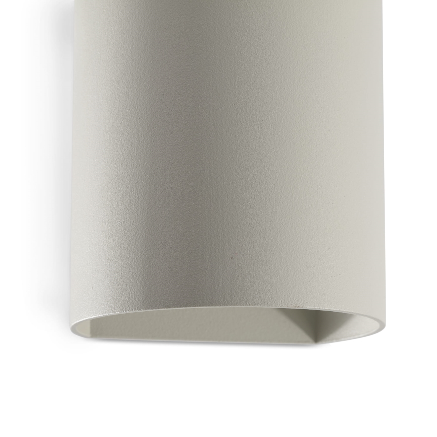 FARO 40524 - Aplique SOLE 1xGU10/8W/230V gris redondeado