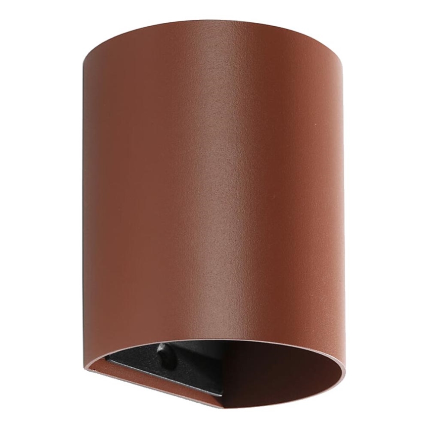 FARO 40525 - Aplique SOLE 1xGU10/8W/230V color ladrillo redondeado