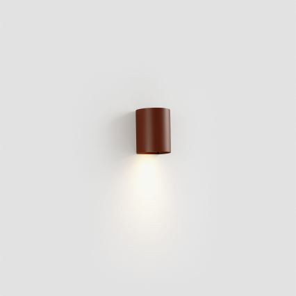 FARO 40525 - Aplique SOLE 1xGU10/8W/230V color ladrillo redondeado