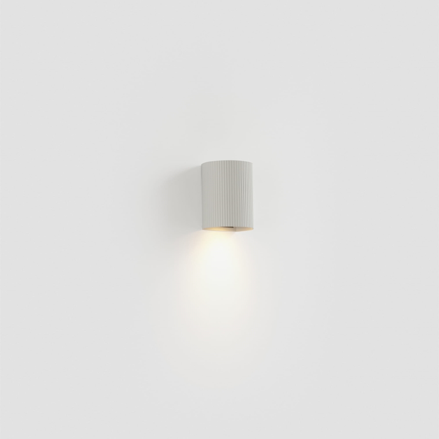 FARO 40526 - Aplique SOLE 1xGU10/8W/230V blanco festoneado redondeado