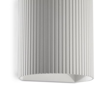 FARO 40526 - Aplique SOLE 1xGU10/8W/230V blanco festoneado redondeado