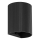 FARO 40527 - Aplique SOLE 1xGU10/8W/230V negro festoneado redondeado