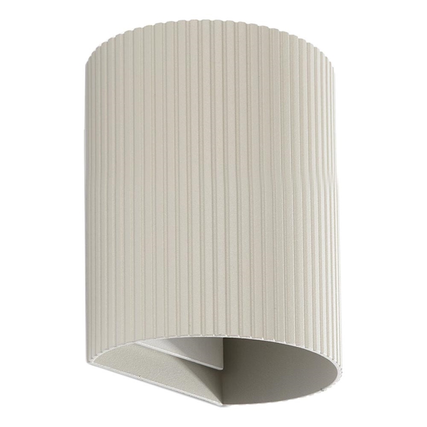FARO 40528 - Aplique SOLE 1xGU10/8W/230V gris festoneado redondeado