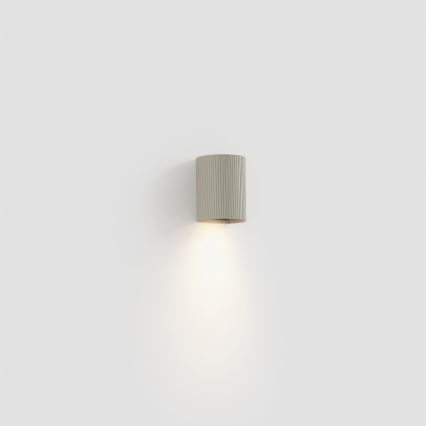 FARO 40528 - Aplique SOLE 1xGU10/8W/230V gris festoneado redondeado