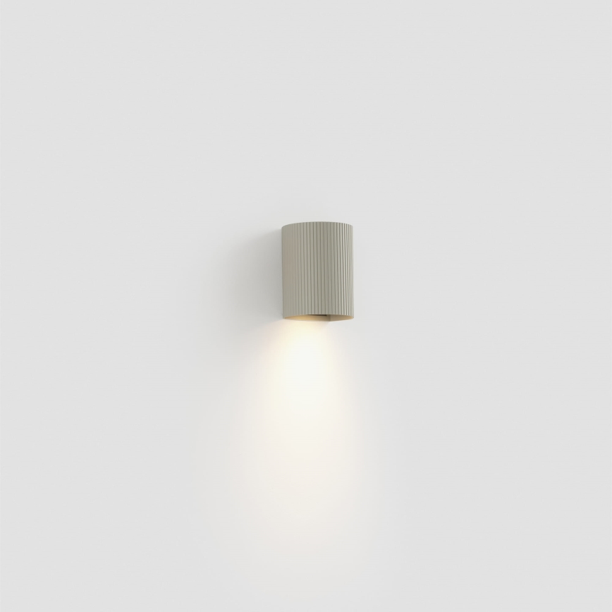 FARO 40528 - Aplique SOLE 1xGU10/8W/230V gris festoneado redondeado