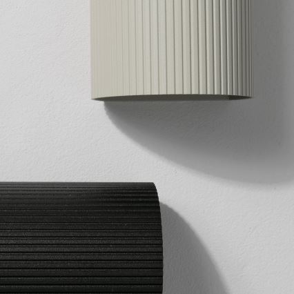 FARO 40528 - Aplique SOLE 1xGU10/8W/230V gris festoneado redondeado