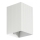 FARO 40534 - Aplique SOLE 1xGU10/8W/230V blanco festoneado cuadrado