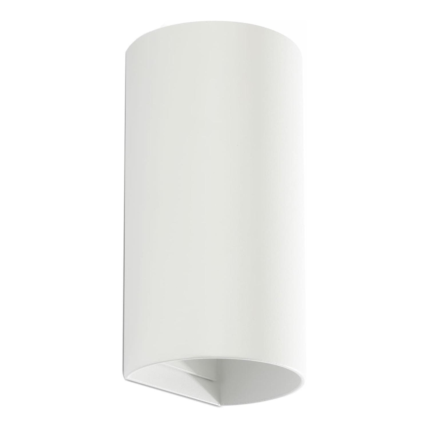 FARO 40538 - Aplique SOLE 2xGU10/8W/230V blanco redondeado