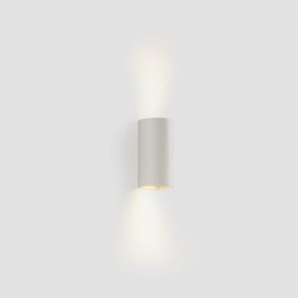 FARO 40538 - Aplique SOLE 2xGU10/8W/230V blanco redondeado