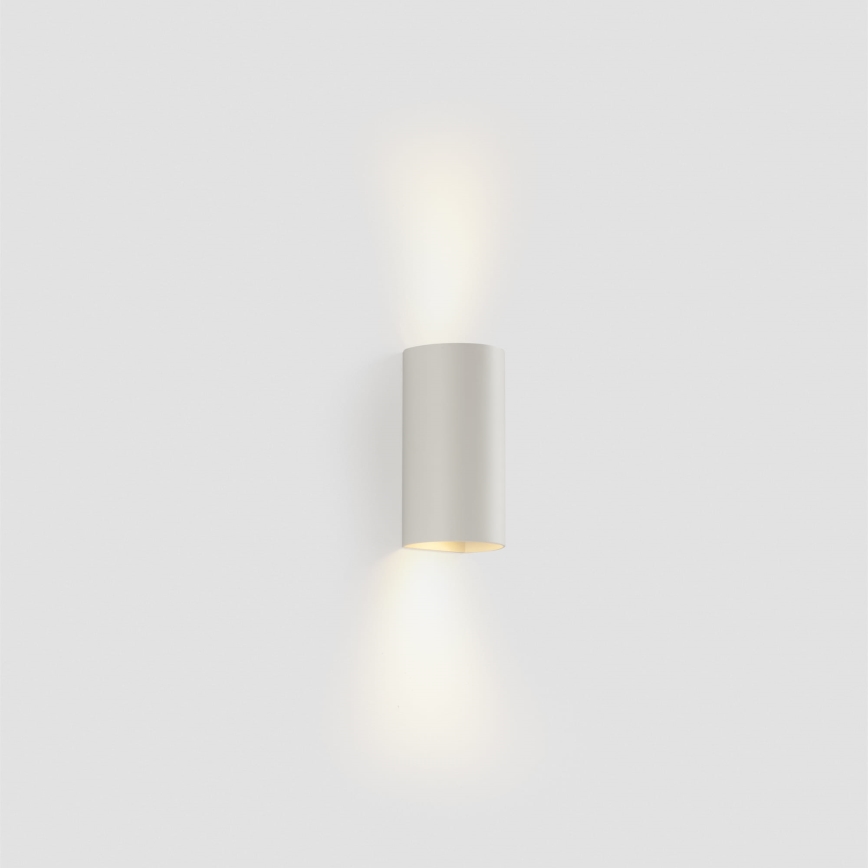 FARO 40538 - Aplique SOLE 2xGU10/8W/230V blanco redondeado