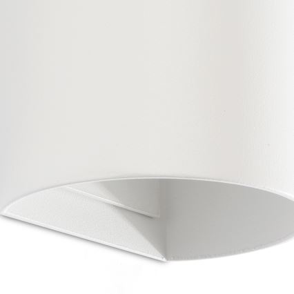 FARO 40538 - Aplique SOLE 2xGU10/8W/230V blanco redondeado