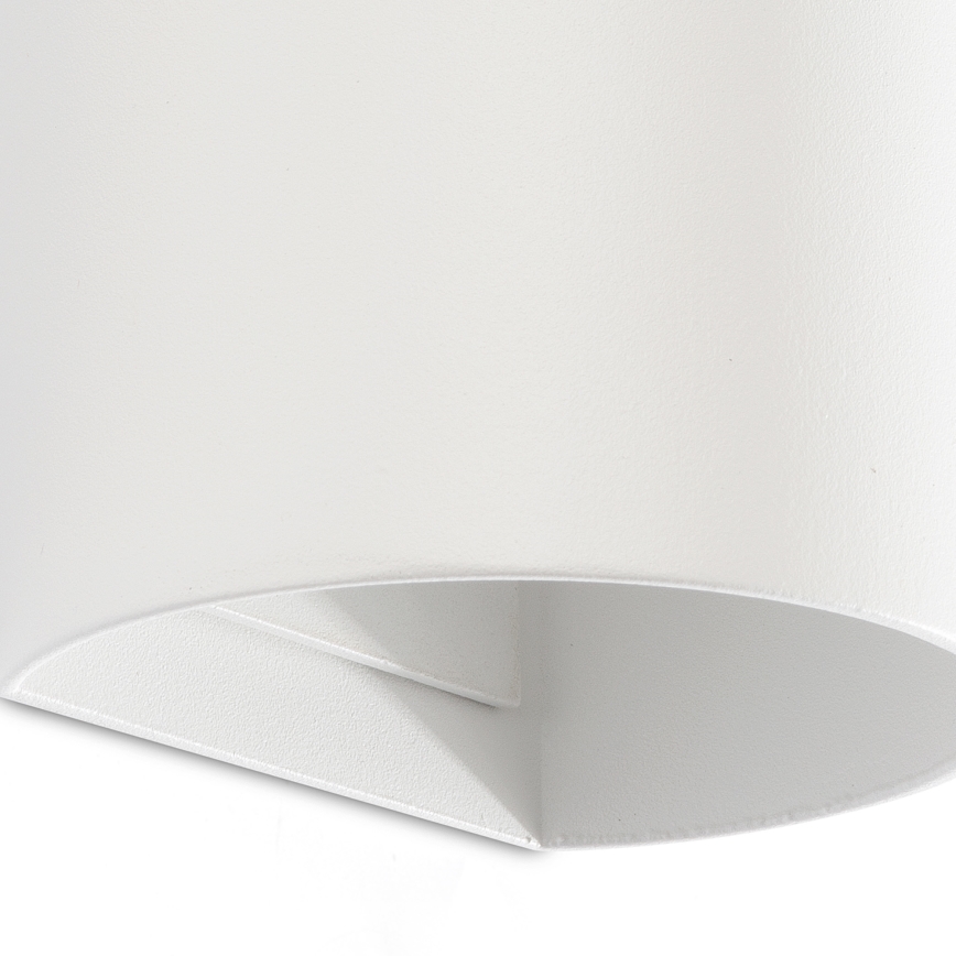 FARO 40538 - Aplique SOLE 2xGU10/8W/230V blanco redondeado