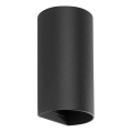 FARO 40539 - Aplique SOLE 2xGU10/8W/230V negro redondeado