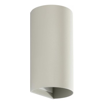 FARO 40540 - Aplique SOLE 2xGU10/8W/230V gris redondeado