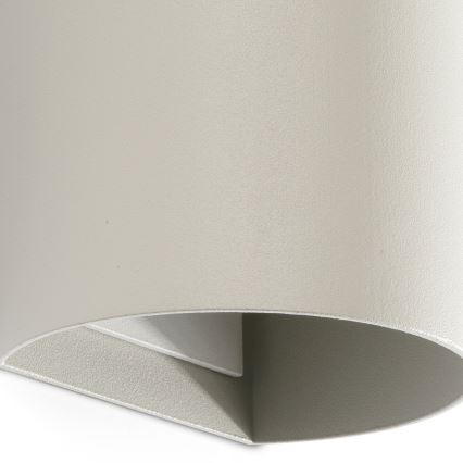 FARO 40540 - Aplique SOLE 2xGU10/8W/230V gris redondeado
