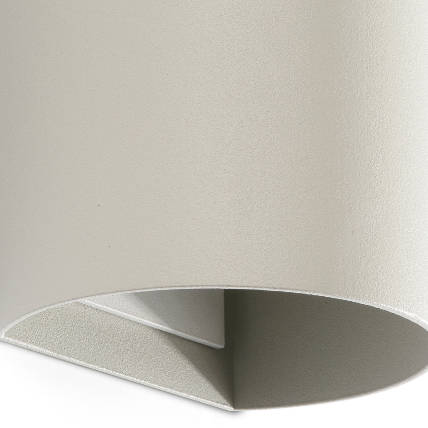 FARO 40540 - Aplique SOLE 2xGU10/8W/230V gris redondeado