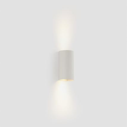 FARO 40542 - Aplique SOLE 2xGU10/8W/230V blanco festoneado redondeado