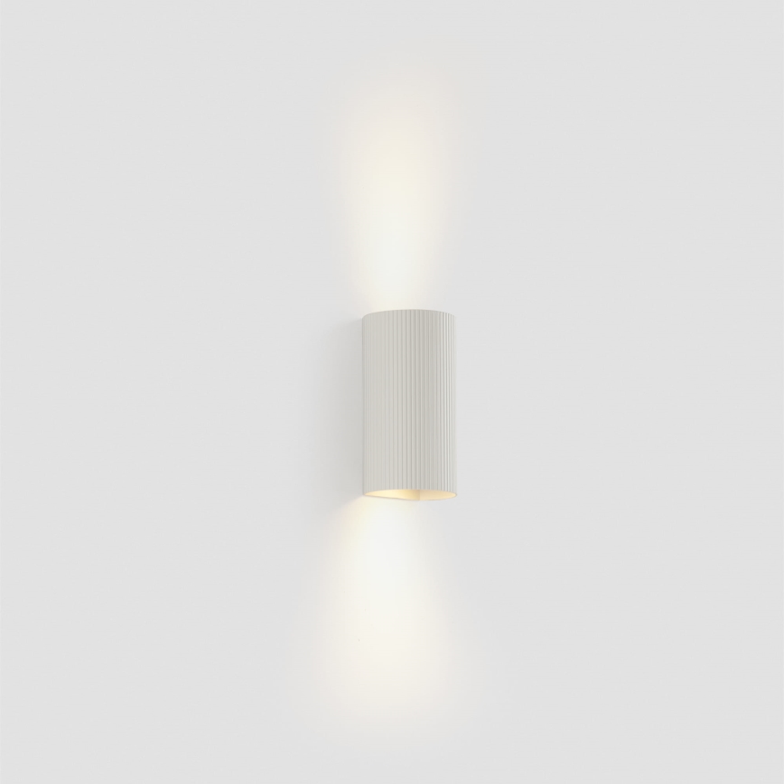FARO 40542 - Aplique SOLE 2xGU10/8W/230V blanco festoneado redondeado