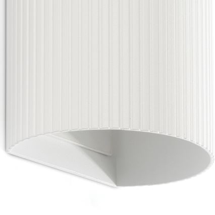 FARO 40542 - Aplique SOLE 2xGU10/8W/230V blanco festoneado redondeado