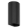 FARO 40543 - Aplique SOLE 2xGU10/8W/230V negro festoneado redondeado