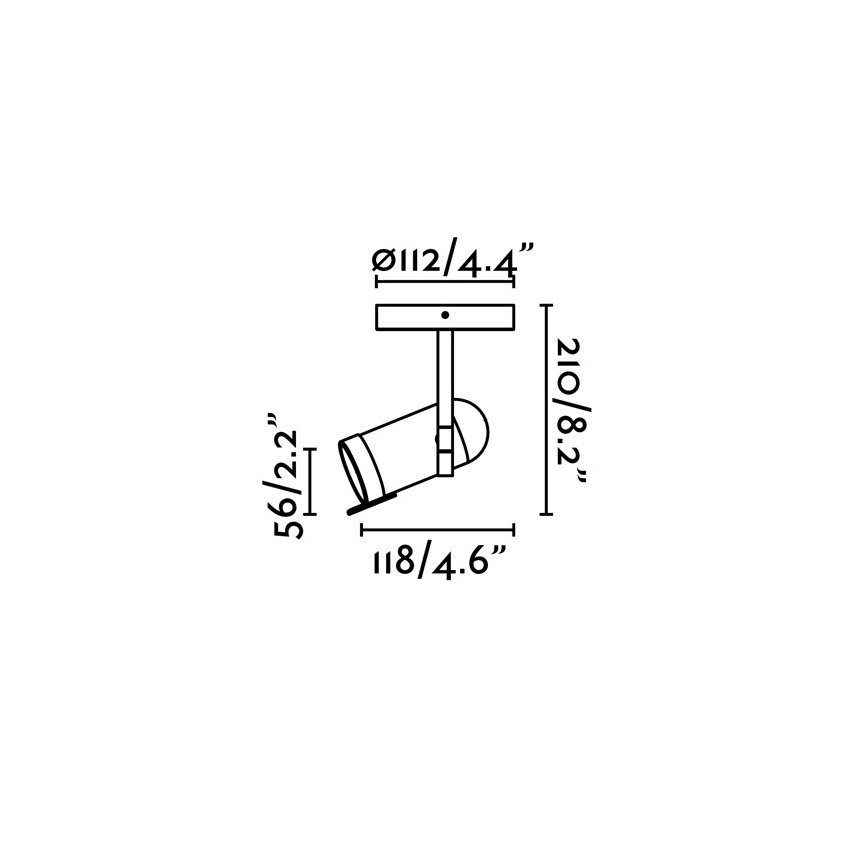 Faro 43529 - Foco ORLEANS 1xGU10/8W/230V blanco