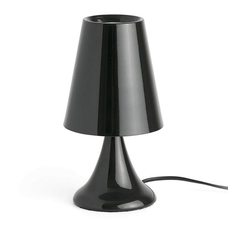 FARO 54004 - Lámpara de mesa SIRA 1xE14/20W/230V negra