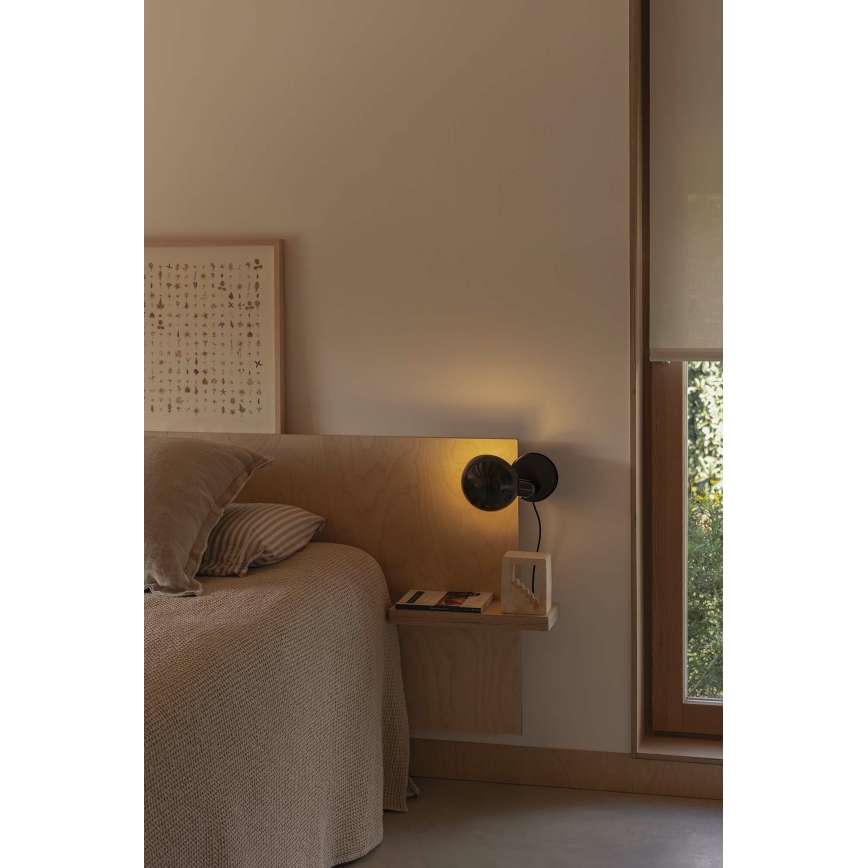 FARO 56100 - Lámpara de mesa con clip 2en1 BELA 1xE27/15W/230V negro