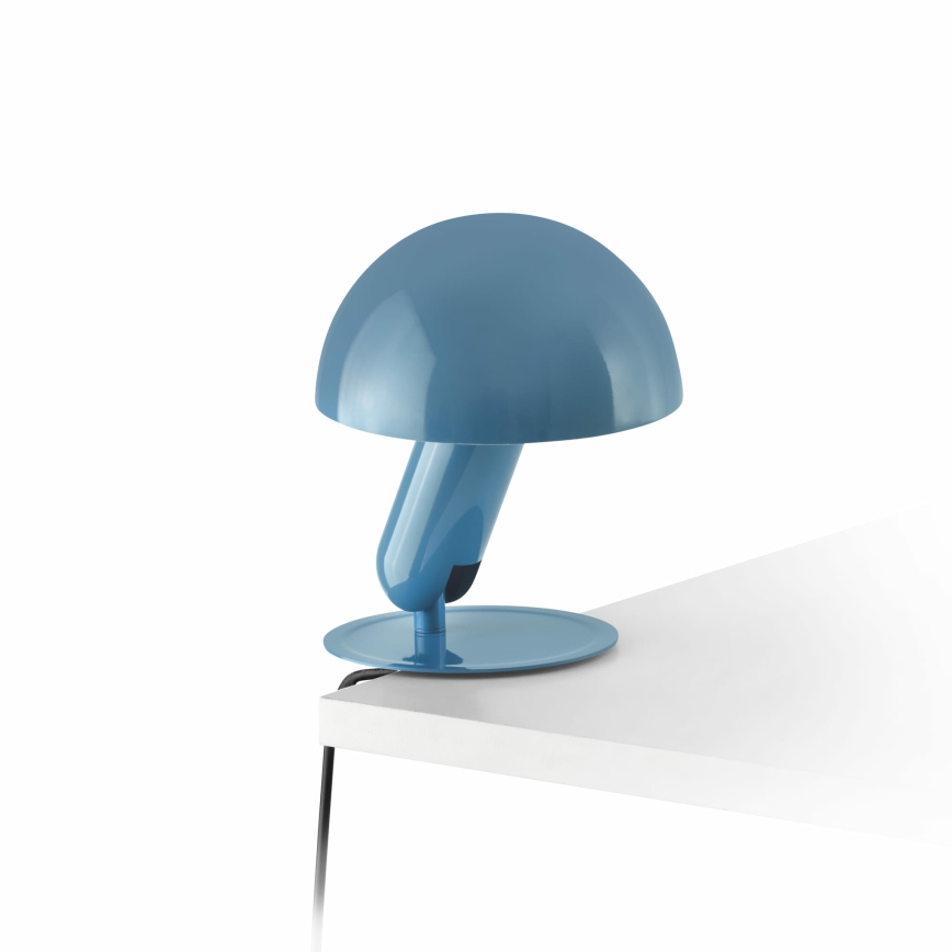 FARO 56102 - Lámpara de mesa con clip 2en1 BELA 1xE27/15W/230V azul