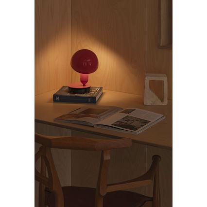 FARO 56103 - Lámpara de mesa con clip 2en1 BELA 1xE27/15W/230V rojo