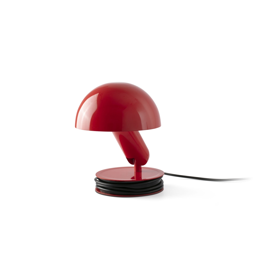 FARO 56103 - Lámpara de mesa con clip 2en1 BELA 1xE27/15W/230V rojo