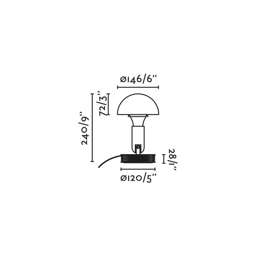 FARO 56103 - Lámpara de mesa con clip 2en1 BELA 1xE27/15W/230V rojo