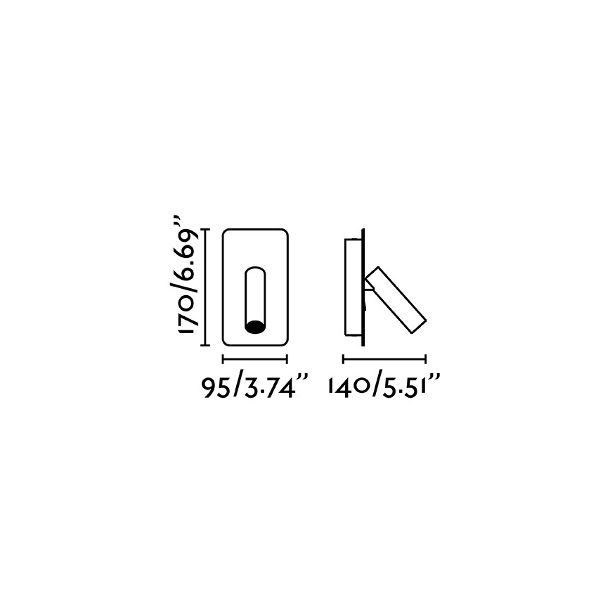 FARO 62120 - Aplique LED SUAU LED/3W/230V blanco