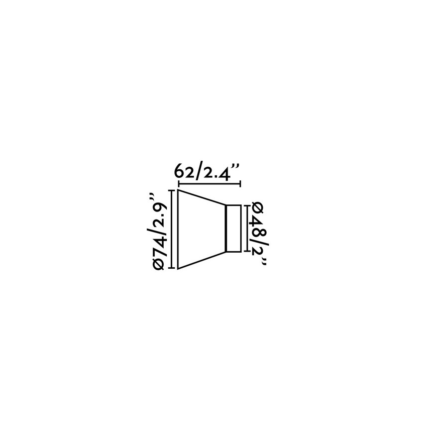 Faro 62300 - Aplique KERA 1xE27/15W/230V