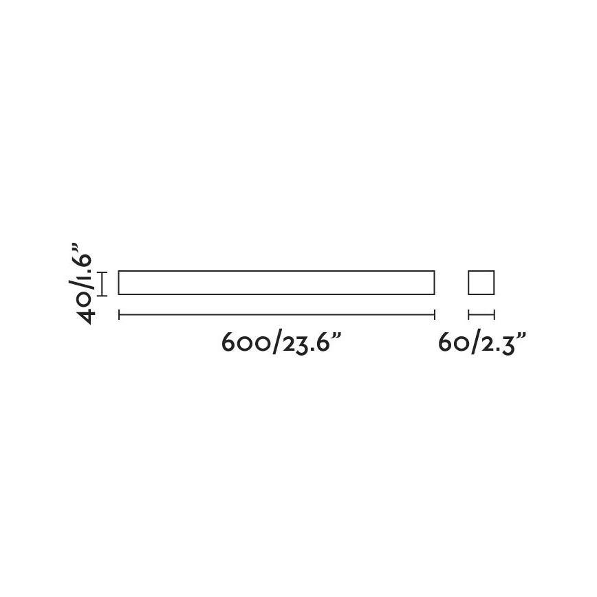 FARO 63316 - Iluminación LED para espejos de baño NILO-1 LED/12W/230V IP44 negro