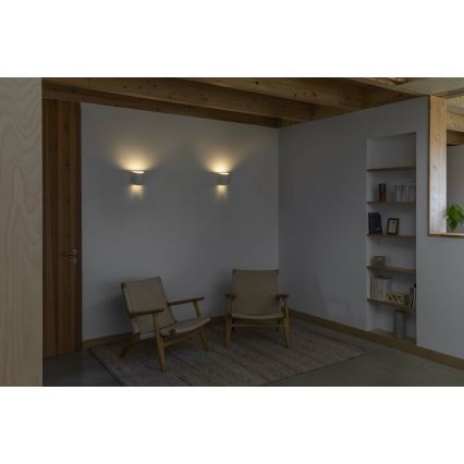 FARO 63428 - Aplique KAPPU 1xE14/7W/230V 15,8x15 cm blanco