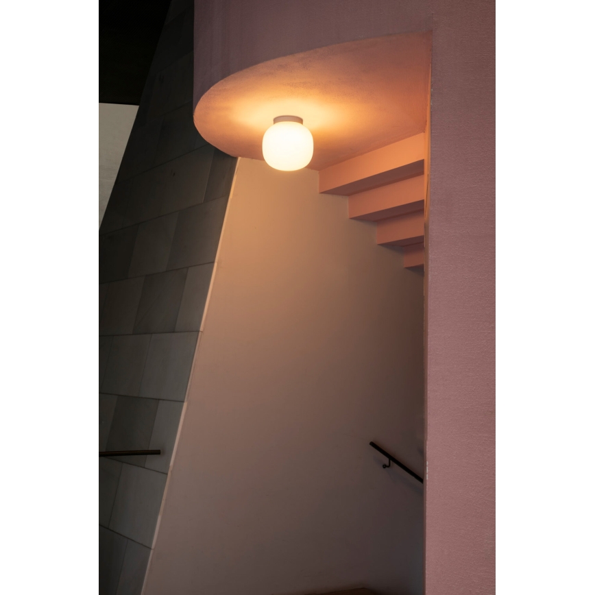 FARO 68610 - Plafón AMELIA 1xE27/15W/230V IP44 blanco