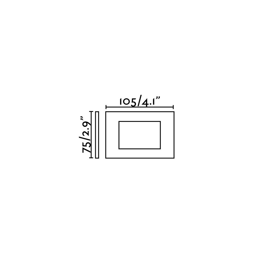 FARO 70163 - Lámpara empotrable LED exterior SPARK-1 LED/5W/230V IP65