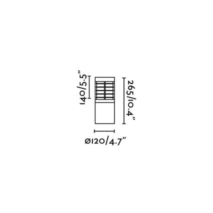 FARO 70767 - LED Aplique exterior GIZA LED/12W/230V IP54