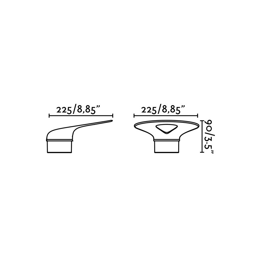 FARO 71223 - LED Aplique exterior LOTUS LED/18W/230V IP65